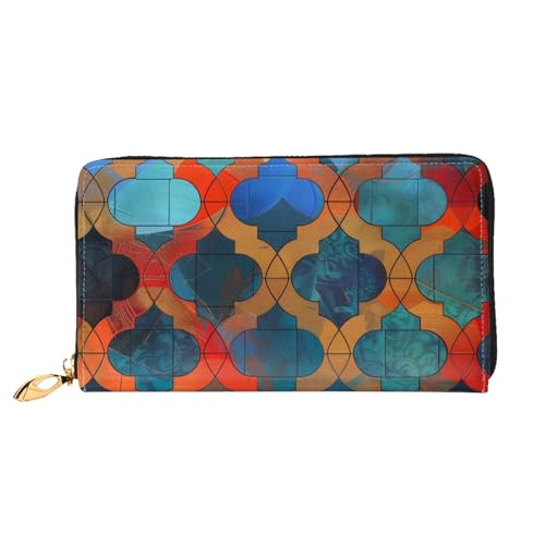 SMAZDFXX Süßes Kartenetui mit Leopardenmuster | Kartenetui und Taschengeldbörse aus PU-Leder von SMAZDFXX