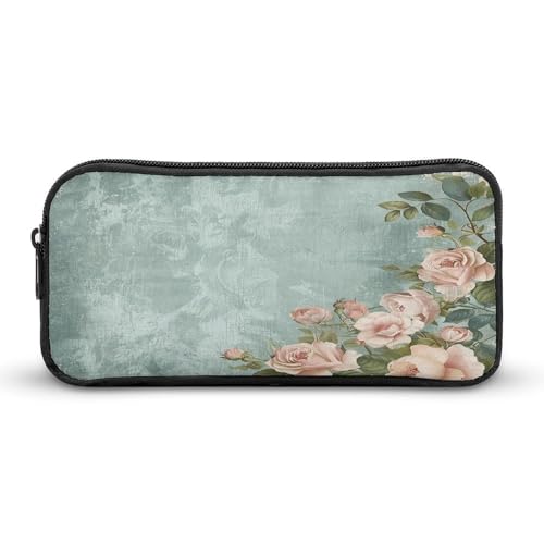 SMAZDFXX Vintage-Stil Blumen Große Aufbewahrungstasche mit hoher Kapazität Beutelhalter Box Organizer Schreibtisch-Organizer von SMAZDFXX