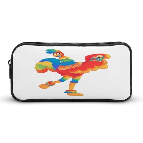 SMAZDFXX Wally-Darling Chook Merch Stiftetasche Kawaii Schreibwaren Aufbewahrung Stifteetuis für Erwachsene Kleine Make-up-Tasche 8,7 x 4,7 x 2 Zoll von SMAZDFXX