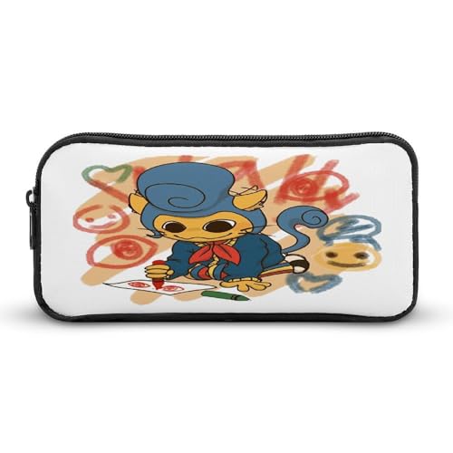 SMAZDFXX Wally-Darling Drawing Merch Stiftetasche Kawaii Schreibwaren Aufbewahrung Stifteetuis für Erwachsene Kleine Make-up-Tasche 8,7 x 4,7 x 2 Zoll von SMAZDFXX