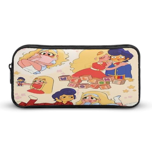 SMAZDFXX Wally-Darling Puppet Merch Stiftetasche Kawaii Schreibwaren Aufbewahrung Stifteetuis für Erwachsene Kleine Make-up-Tasche 8,7 x 4,7 x 2 Zoll von SMAZDFXX