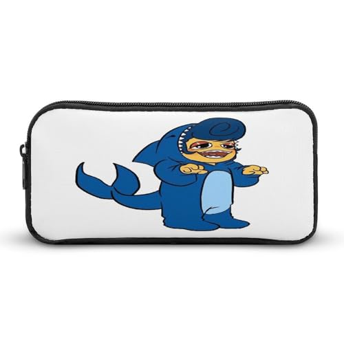 SMAZDFXX Wally-Darling Shark Merch Stiftetasche Kawaii Schreibwaren Aufbewahrung Stifteetuis für Erwachsene Kleine Make-up-Tasche 8,7 x 4,7 x 2 Zoll SMAZDFXX Wally-Darling Shark Merch Stiftetasche Kawaii Schreibwaren Aufbewahrung Stifteetuis für Erwachsene Kleine Make-up-Tasche 8,7 x 4,7 x 2 Zoll von SMAZDFXX