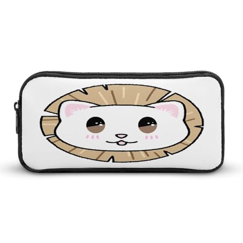 SMAZDFXX Xie-Lian Ferret Merch Make-up-Tasche Stiftetasche Kawaii Schreibwaren Aufbewahrung Stifteetuis für Erwachsene Kleine Tasche 8,7 x 4,7 x 2 Zoll SMAZDFXX Xie-Lian Ferret Merch Make-up-Tasche Stiftetasche Kawaii Schreibwaren Aufbewahrung Stifteetuis für Erwachsene Kleine Tasche 8,7 x 4,7 x 2 Zoll von SMAZDFXX