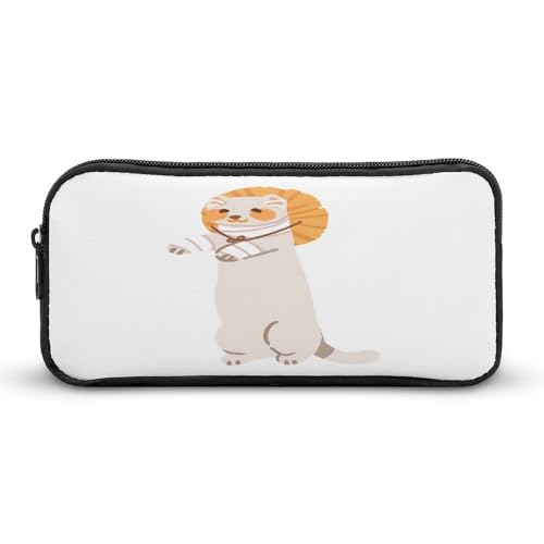 SMAZDFXX Xie-Lian Ferret Merch Make-up-Tasche Stiftetasche Kawaii Schreibwaren Aufbewahrung Stifteetuis für Erwachsene Kleine Tasche 8,7 x 4,7 x 2 Zoll SMAZDFXX Xie-Lian Ferret Merch Make-up-Tasche Stiftetasche Kawaii Schreibwaren Aufbewahrung Stifteetuis für Erwachsene Kleine Tasche 8,7 x 4,7 x 2 Zoll von SMAZDFXX