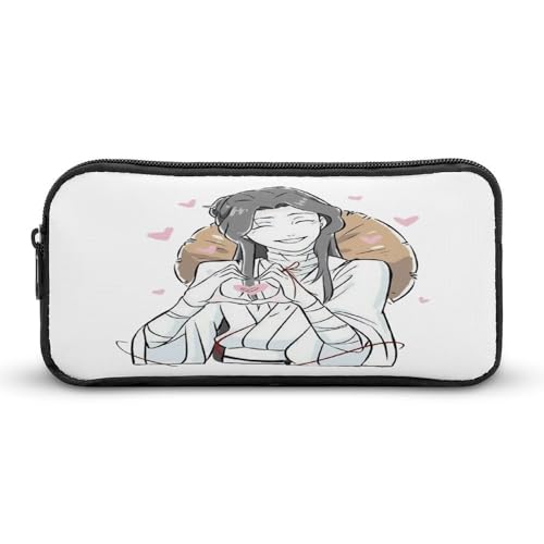 SMAZDFXX Xie-Lian Finger Hearts Merch Make-up-Tasche Stiftetasche Kawaii Schreibwaren Aufbewahrung Stifteetuis für Erwachsene Kleine Tasche 8,7 x 4,7 x 2 Zoll von SMAZDFXX