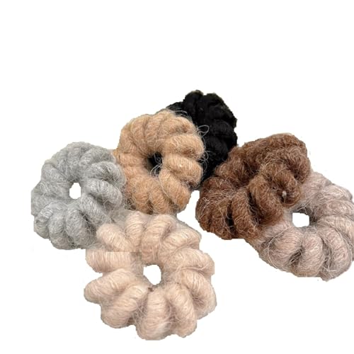 Pferdeschwanz-Halter6Pcs Damen Telefonkabel Haarseil Zum Binden Der HaareDamen Stirnband Zum Binden Der HaareGummibandHaarring Haarschmuck von SMED