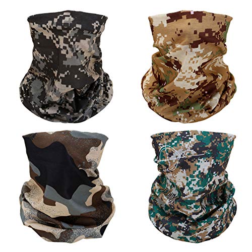 SMEHCF 4 Multifunktionstuch Gesichtsmaske Motorradmaske Sportmaske Sturmmaske Maske Halsmanschette Schal Bandana für Damen Herren Wald Stadt Wüste Digitale Tarnung Camo Camouflage SMEHCF 4 Multifunktionstuch Gesichtsmaske Motorradmaske Sportmaske Sturmmaske Maske Halsmanschette Schal Bandana für Damen Herren Wald Stadt Wüste Digitale Tarnung Camo Camouflage von SMEHCF