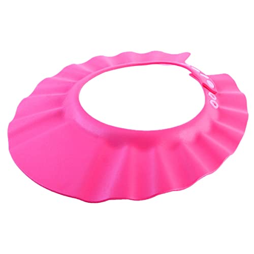 Babypartykappe Kleinkind Haarwäsche Schild Baby Shampoo Cap Verstellbare Duschhut Weiche Haarwaschhilfen für Kinder Kleinkinder, Rosy von SMELEYOU