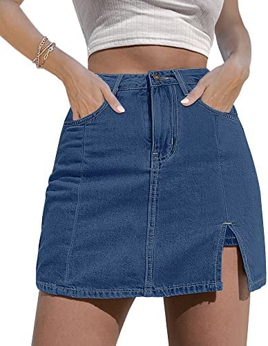 SMENG Kurze Hosen Rock Damen Sommer sexy luftig kurz Hose mit Bund Damen mit fransen mit Taschen Jeanshose Baggy Women Sommerhose Jean Hellblau XXL SMENG Kurze Hosen Rock Damen Sommer sexy luftig kurz Hose mit Bund Damen mit fransen mit Taschen Jeanshose Baggy Women Sommerhose Jean Hellblau XXL von SMENG