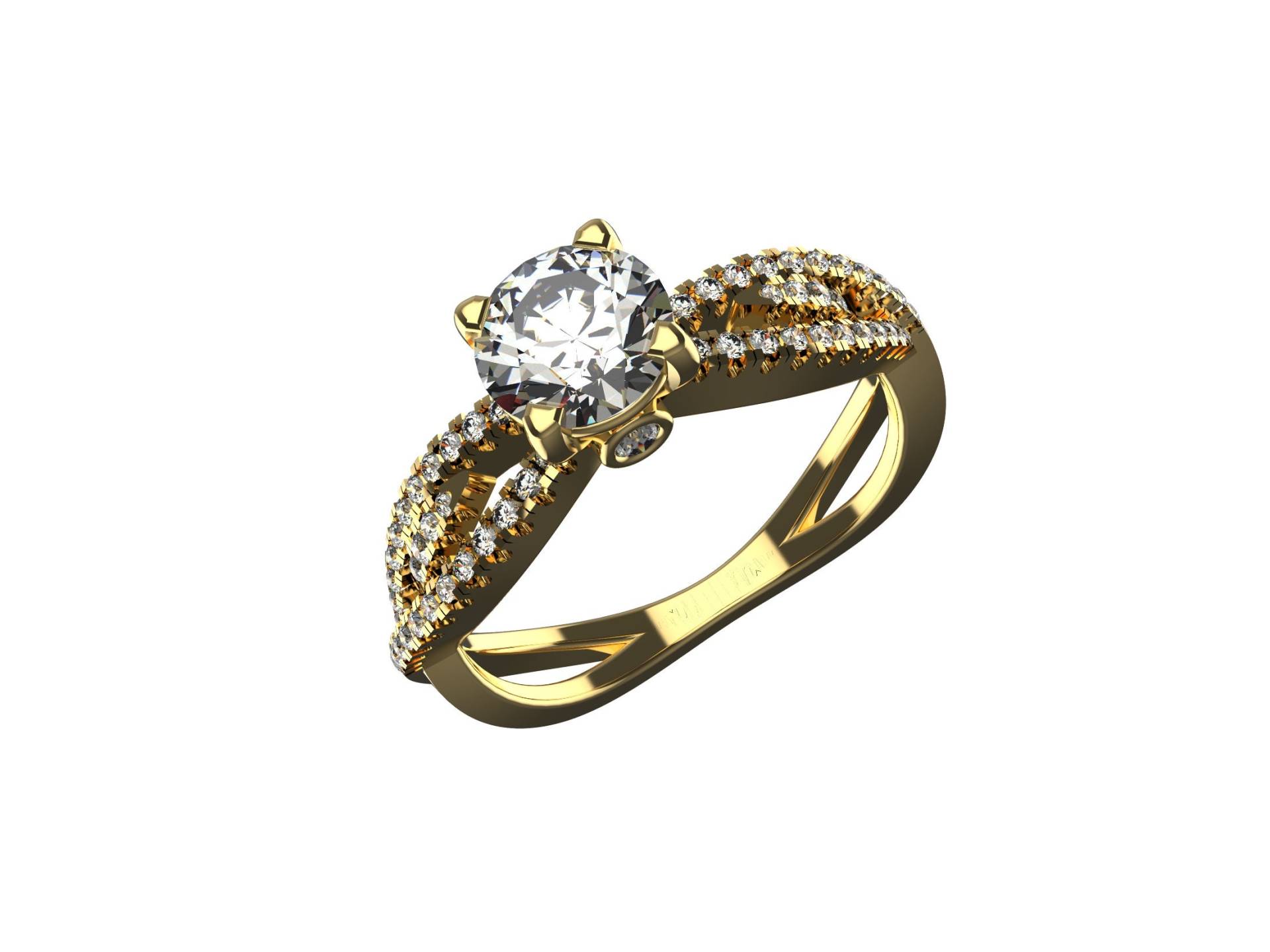 Echter Diamant Verlobungsring Für Frauen Und Mädchen in 14K Solid Gold/Jubiläumsring Ehering Muttertagsgeschenk von SMGEMSIndia