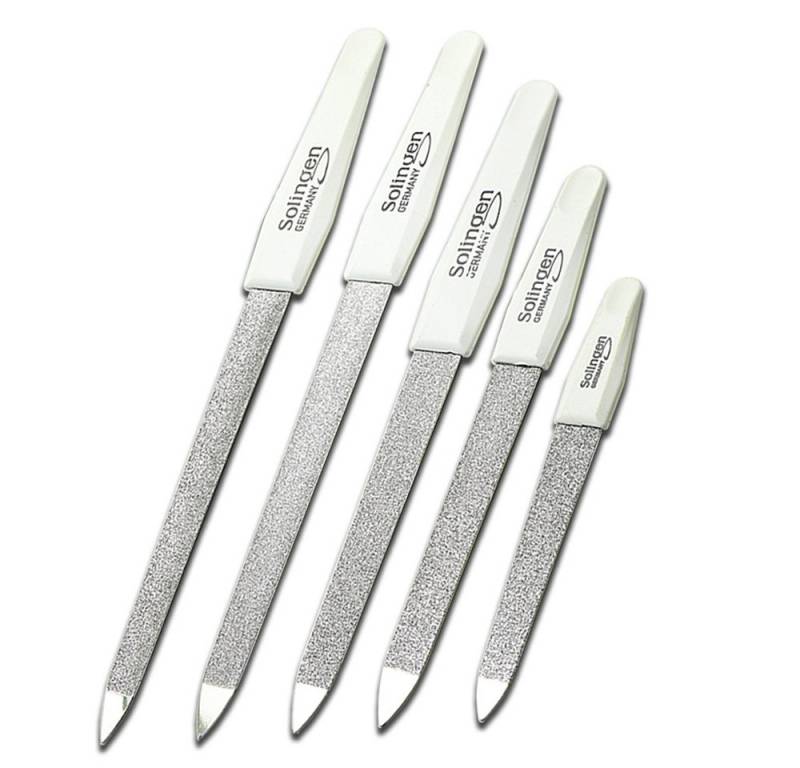 SMI Saphir-Nagelfeile 5 Saphirnagelfeile Solingen Saphir Nagelfeilen Fingernägel Fußnägel, doppelseitig fein und grob von SMI