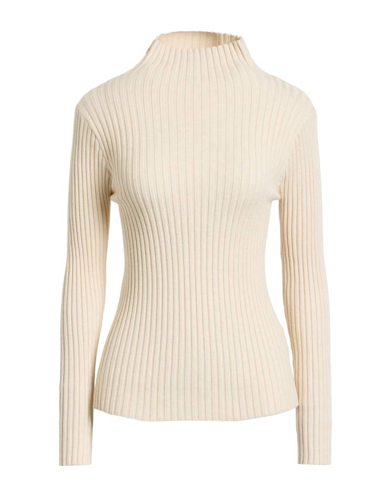 SMILING LONDON Rollkragenpullover Damen Beige von SMILING LONDON