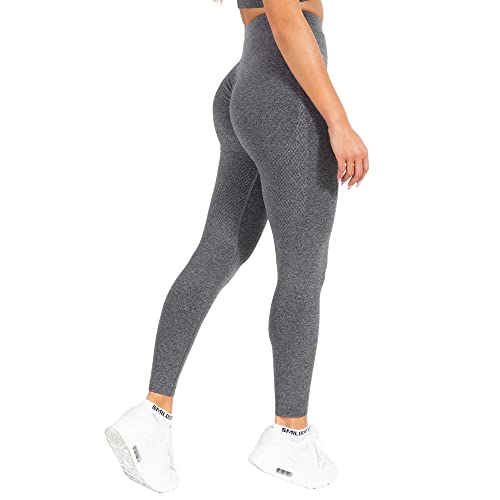 SMILODOX Amaze Scrunch Pro Leggings für Damen - High Waist, Push-Up & Anti-Cellulite Funktion, Squatproof Gym Leggings, Schwarz - Perfekt für Sport & Yoga von SMILODOX