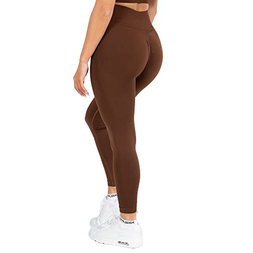 SMILODOX Amaze Scrunch Pro Leggings für Damen - High Waist, Push-Up & Anti-Cellulite Funktion, Squatproof Gym Leggings, Schwarz - Perfekt für Sport & Yoga von SMILODOX