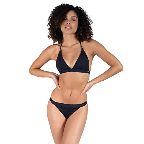 SMILODOX Bikini Top Becky - Verstellbare Brustweite in 3 Stufen | Schnelltrocknendes Material | Herausnehmbare Cups | inklusive recycelten Waschbeutel | Größe XS, Color,Schwarz von SMILODOX