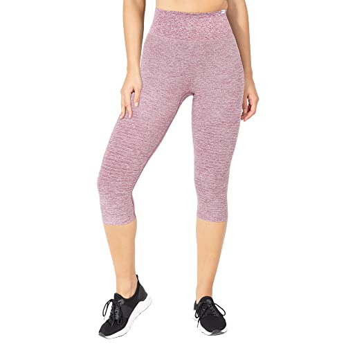 SMILODOX Damen Capri Leggings Anita - Lange Hose im Shaped Fit mit hohem Bund | Slim Fit Sportleggings Blickdicht mit Scrunch-Butt Effekt von SMILODOX