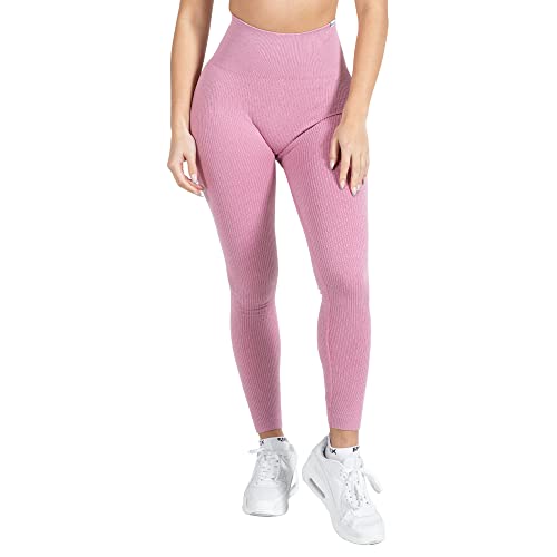 SMILODOX Leggings Damen High Waist Blickdicht I Amaze RIPP I Hochwertige Sport Leggings aus Rippstoff | Für Damen in vielen Farben I Perfekt geeignet für Sport, Gym, Fitness & Yoga von SMILODOX