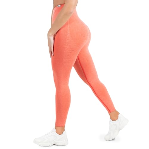 SMILODOX Leggings Damen Amaze Scrunch Pro, Butt Lift Sporthose High Waist V-Shape Trainingshose Seamless Blickdicht Yogahose Für Sport Fitness Alltag von SMILODOX