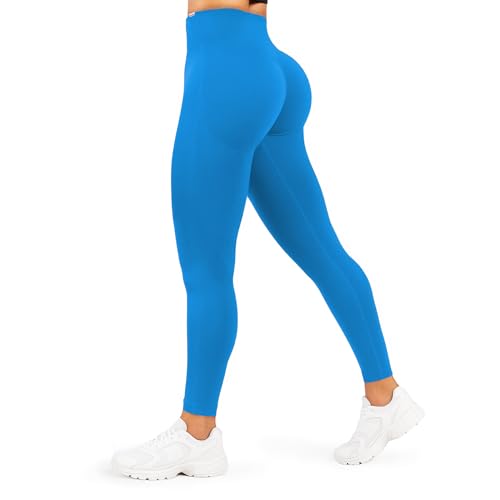 SMILODOX Leggings Damen Amaze Scrunch Pro, Butt Lift Sporthose High Waist V-Shape Trainingshose Seamless Blickdicht Yogahose Für Sport Fitness Alltag von SMILODOX