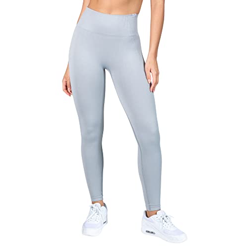 SMILODOX Damen Leggings Mayleen - Hose im Shaped Fit mit hohem Bund, Größe:XS, Color:Grau von SMILODOX