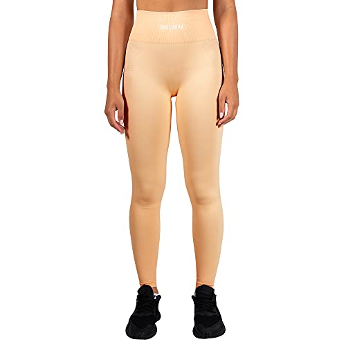 SMILODOX Damen Seamless Leggings Naila - Lange Hose im Stretch fit mit high Waist Bund, Größe:XS, Color:Aprikose von SMILODOX