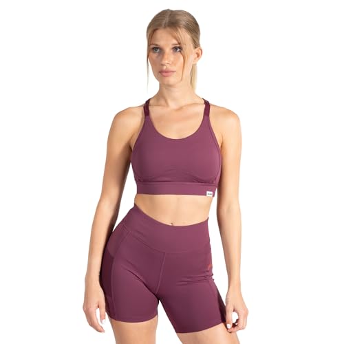 SMILODOX Damen Shaped Fit Sport BH Althea - High Support verstellbare Träger schöner Rückenausschnitt, Größe:XS, Color:Violett von SMILODOX