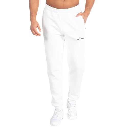 SMILODOX Herren Jogginghose Lenny - Lange Hose im Regular Fit mit normalem Bund und Tunnelzug, Größe:3XL, Color:Creme von SMILODOX