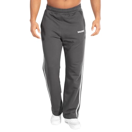 SMILODOX Herren Jogginghose Tariq - Lange Hose im Regular Fit mit normalem Bund und Tunnelzug, Größe:3XL, Color:Anthracite von SMILODOX