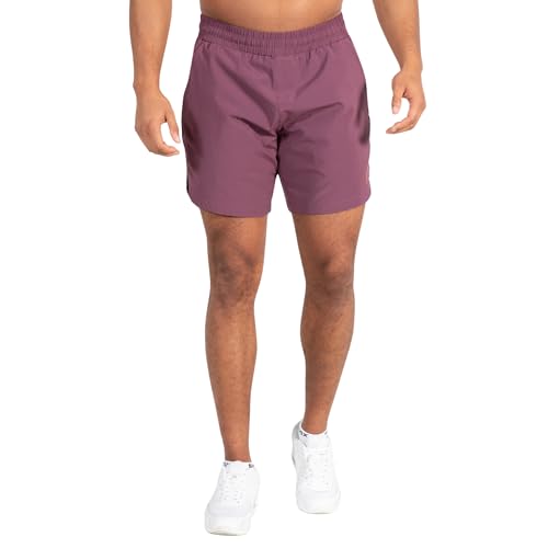 SMILODOX Herren Regular Fit Shorts Emil - Regular Fit Kurze Hose, Größe:3XL, Color:Violett von SMILODOX