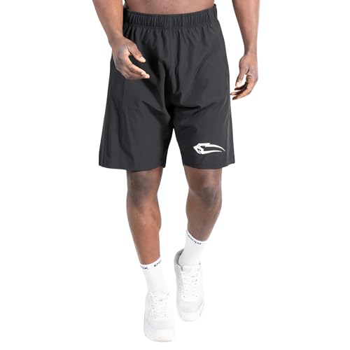 SMILODOX Herren Shorts Kenley - Kurze Hose im Regular fit mit Tunnelzug, Größe:L, Color:Schwarz von SMILODOX