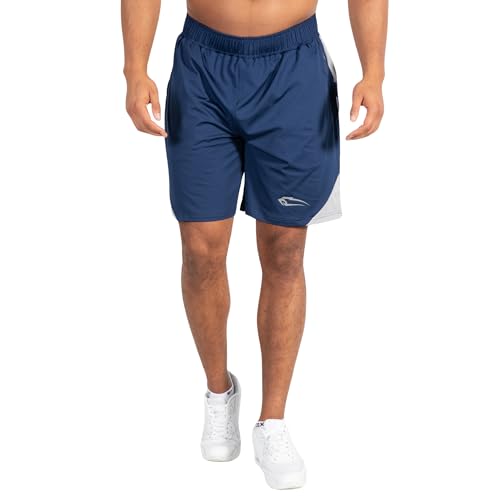 SMILODOX Herren Slim Fit Shorts Maison - Slim Fit Kurze Hose, Größe:S, Color:Dunkelblau von SMILODOX