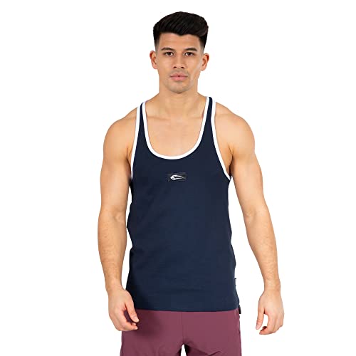 SMILODOX Herren Stringer Owen - Regular fit ärmelloses Oberteil mit Rundhals - Gym Muskelshirt für Fitnessbegeisterte Logo von SMILODOX