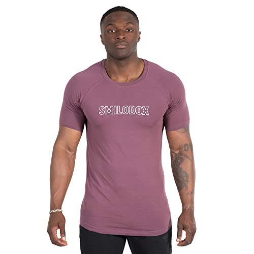 SMILODOX T-Shirt Timmy! I Slim Fit I Maximale Bewegungsfreiheit & Komfort I Für aktive Herren I Jetzt entdecken! von SMILODOX