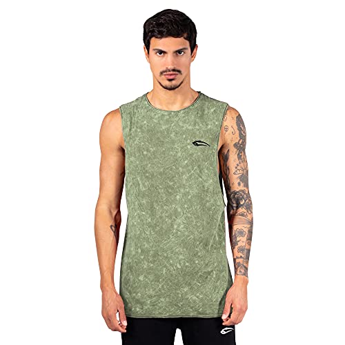 SMILODOX Herren Tank Top Matrix - Regular fit ärmelloses Oberteil mit Rundhals, Größe:3XL, Color:Olive von SMILODOX