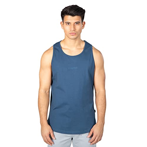 SMILODOX Herren Tanktop Pedro - Ärmelloses Sport Tanktop - Muskelshirt mit extra Breiten Trägern, verstärktem Saum, Logo-Print und Canvas-Label an Seitennaht. 100% Baumwolle, perfekte Passform von SMILODOX