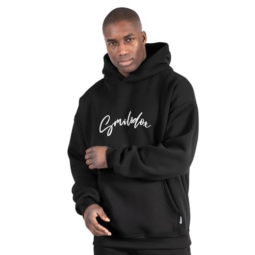 SMILODOX Hoodie Heavy Kane - Oversize Fit Herren Sweatshirt, Weiche Baumwollmischung, Komfort & Stil für den Alltag von SMILODOX