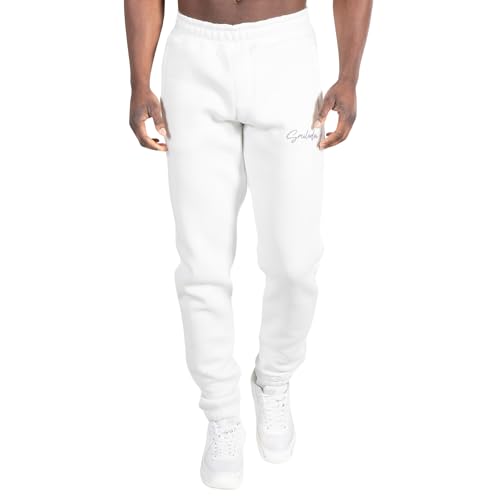 SMILODOX Jogginghose Kane für Herren und Damen - Bequeme Jogginghose mit Seitentaschen und Tunnelzug, Regular Fit, Baumwolle & Polyester, Ideal für Sport und Freizeit, Größe:M, Color:Creme von SMILODOX