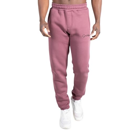 SMILODOX Jogginghose Kane für Herren und Damen - Bequeme Jogginghose mit Seitentaschen und Tunnelzug, Regular Fit, Baumwolle & Polyester, Ideal für Sport und Freizeit, Größe:M, Color:Violett von SMILODOX