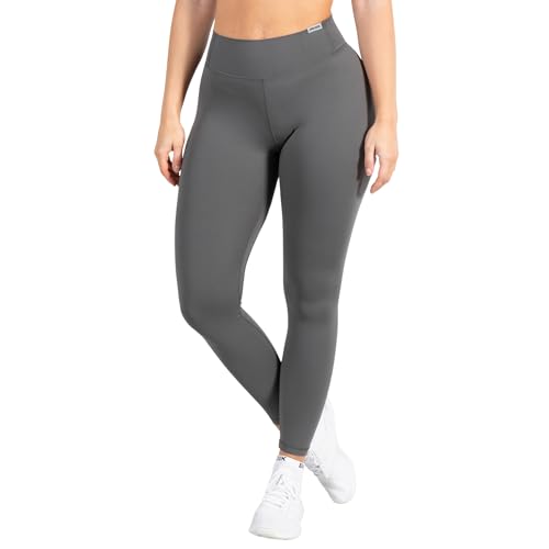 SMILODOX Leggings Advance PRO NOS für Damen - 100% Blickdicht, Shaped Fit, High Waist Sportleggings, Atmungsaktiv & Strapazierfähig, Ideal für Yoga & Fitness, Schwarz von SMILODOX