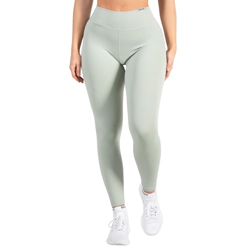 SMILODOX Leggings Advance PRO NOS für Damen - 100% Blickdicht, Shaped Fit, High Waist Sportleggings, Atmungsaktiv & Strapazierfähig, Ideal für Yoga & Fitness, Schwarz von SMILODOX