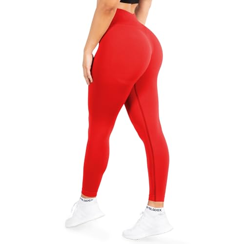 SMILODOX Leggings Damen Amaze Pro mit Scrunch, Butt Lift Sporthose High Waist V-Shape Trainingshose Seamless Blickdicht Yogahose Für Sport Fitness Alltag von SMILODOX