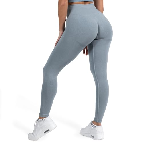 SMILODOX Leggings Damen Amaze Scrunch Pro, Butt Lift Sporthose High Waist V-Shape Trainingshose Seamless Blickdicht Yogahose Für Sport Fitness Alltag von SMILODOX