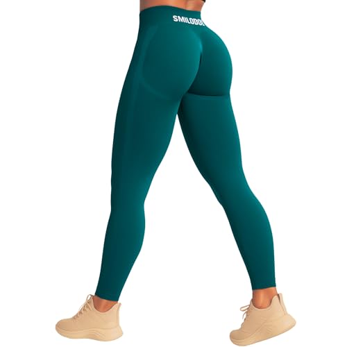 SMILODOX Leggings Damen Booty Scrunch Cetrina, High Waist Seamless Sporthose, Push-up Booty Leggins Blickdicht, Yogahose Damen für Sport Yoga Fitness Gym Workout von SMILODOX