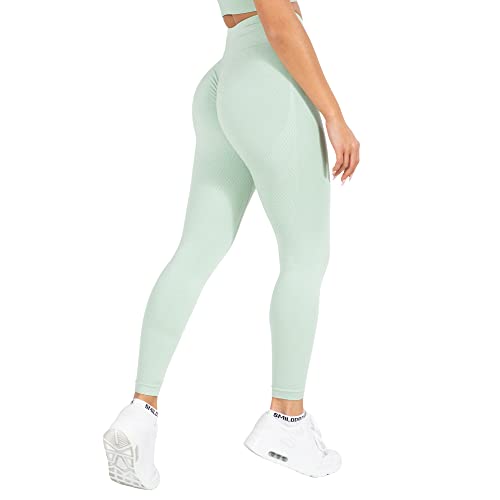 SMILODOX Amaze Scrunch Pro Leggings für Damen - High Waist, Push-Up & Anti-Cellulite Funktion, Squatproof Gym Leggings, Schwarz - Perfekt für Sport & Yoga von SMILODOX