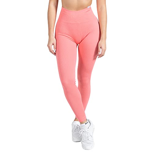 SMILODOX Leggings Damen High Waist Blickdicht I Amaze RIPP I Hochwertige Sport Leggings aus Rippstoff | Für Damen in vielen Farben I Perfekt geeignet für Sport, Gym, Fitness & Yoga von SMILODOX