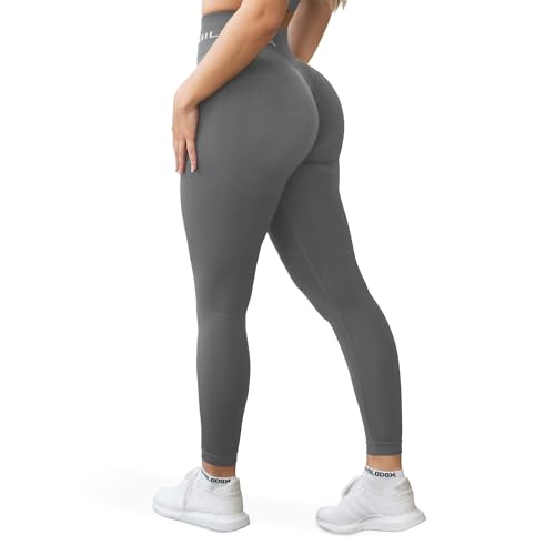 SMILODOX Scrunch Butt Leggings Damen Azura - High Waist Seamless Sporthose - Blickdichte Push-Up Booty Leggins Hose - Squat-Sicher für Sport Yoga Fitness Gym Workout, Größe:XS, Color:Anthrazit SMILODOX Scrunch Butt Leggings Damen Azura - High Waist Seamless Sporthose - Blickdichte Push-Up Booty Leggins Hose - Squat-Sicher für Sport Yoga Fitness Gym Workout, Größe:XS, Color:Anthrazit von SMILODOX