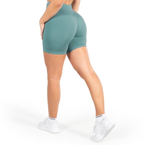 SMILODOX Shorts Amaze Pro für Damen - Blickdichte Leggings Shorts, Squatproof mit Perfect Booty Scrunch Effekt, Schweißabweisend, für Sport und Freizeit, Shaped Fit von SMILODOX