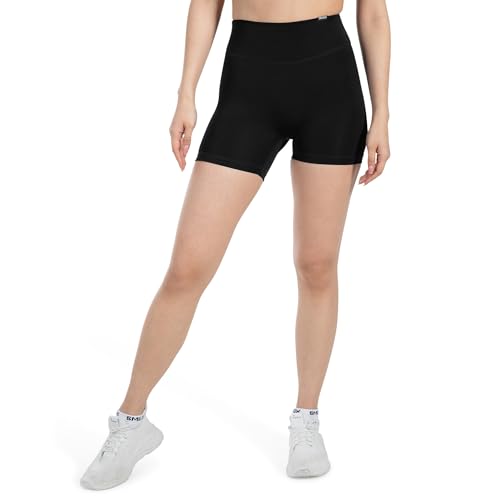 SMILODOX Shorts Damen SoftFeel Lavina, High Waist Yogashorts, atmungsaktiv & schnelltrocknend, 4-Wege-Stretch, enganliegende Radlerhose, ideal für Yoga, Pilates & Studio-Workouts von SMILODOX