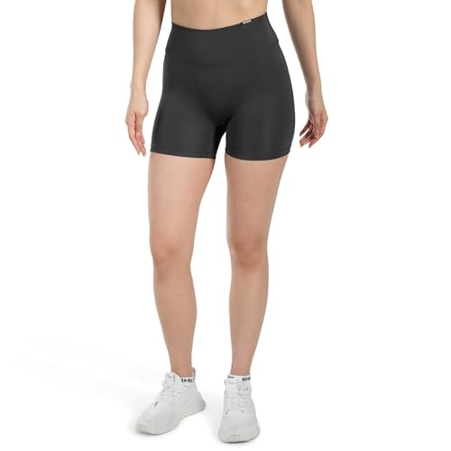 SMILODOX Shorts Damen SoftFeel Lavina, High Waist Yogashorts, atmungsaktiv & schnelltrocknend, 4-Wege-Stretch, enganliegende Radlerhose, ideal für Yoga, Pilates & Studio-Workouts von SMILODOX