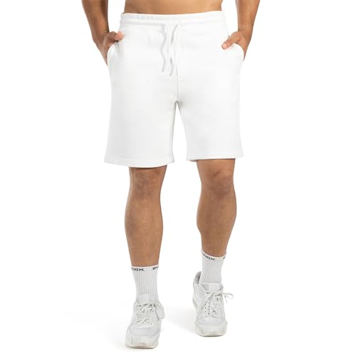 SMILODOX Shorts Herren Chaise, Kurze Freizeithose, 100% Baumwolle, 480 GSM Sweat-Qualität, elastischer Bund, Kordelzug & Backpocket, Bequeme Trainingshose, ideal für Alltag, Streetwear & Freizeit SMILODOX Shorts Herren Chaise, Kurze Freizeithose, 100% Baumwolle, 480 GSM Sweat-Qualität, elastischer Bund, Kordelzug & Backpocket, Bequeme Trainingshose, ideal für Alltag, Streetwear & Freizeit von SMILODOX